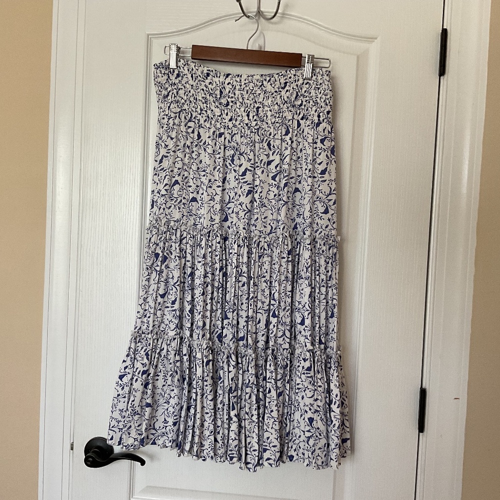 Philosophy smocked top maxi skirt
